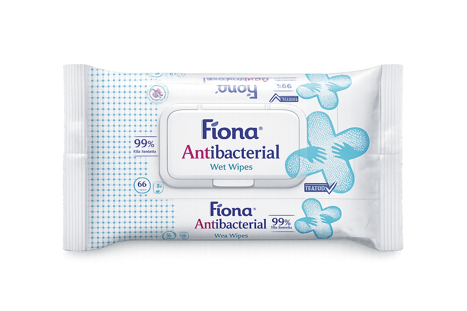 Fiona AntiBacterial Lid wet wipes