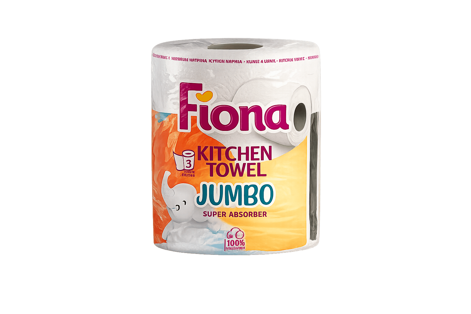 Fiona Kitchen Roll Jumbo wet wipes