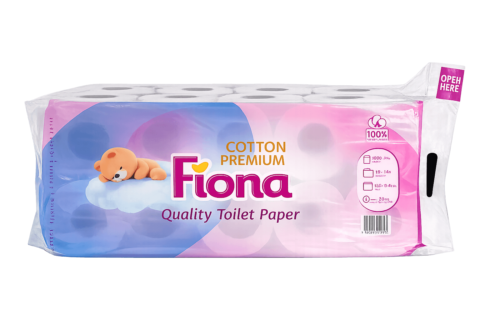 Fiona Cotton Premium wet wipes