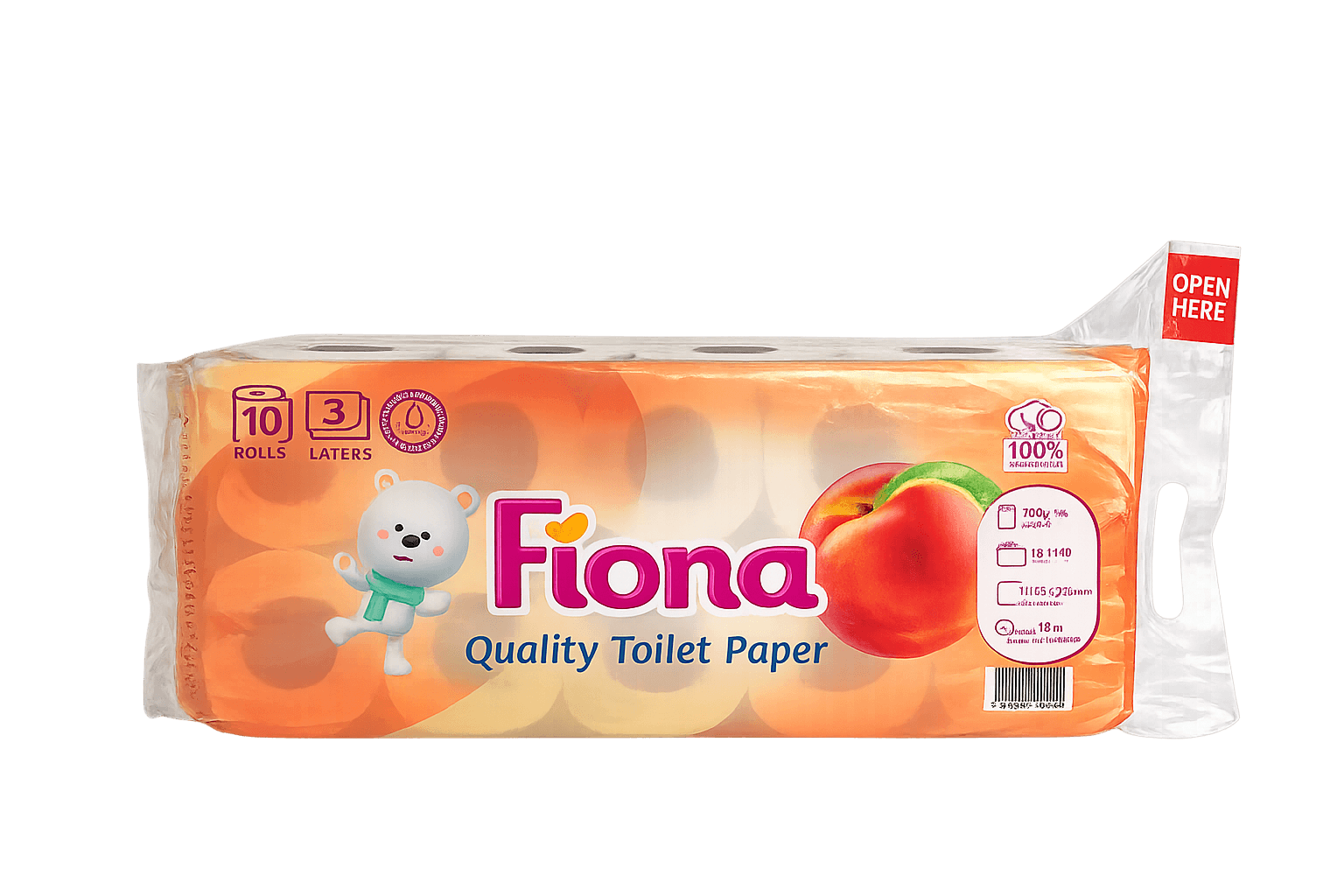 Fiona Peach Aromatic wet wipes